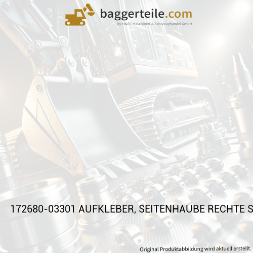 172680-03301 AUFKLEBER, SEITENHAUBE RECHTE SEITE