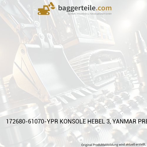 172680-61070-YPR KONSOLE HEBEL 3, YANMAR PREMIUM ROT
