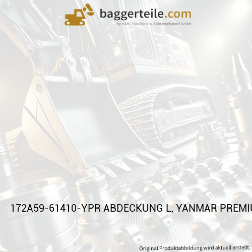 172A59-61410-YPR ABDECKUNG L, YANMAR PREMIUM ROT