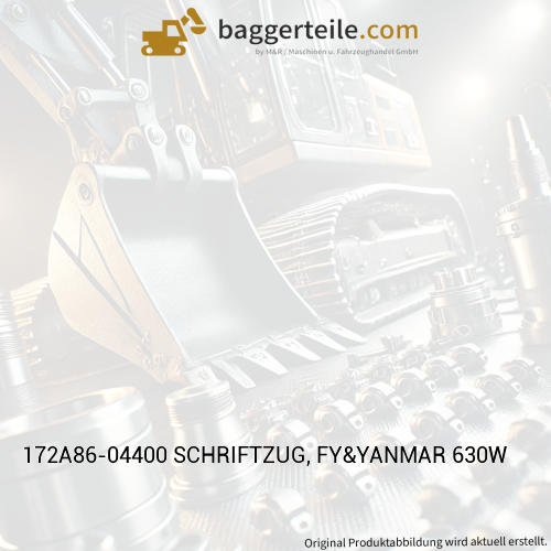 172A86-04400 SCHRIFTZUG, FY&YANMAR 630W