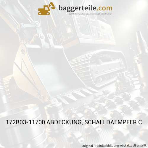 172B03-11700 ABDECKUNG, SCHALLDAEMPFER C