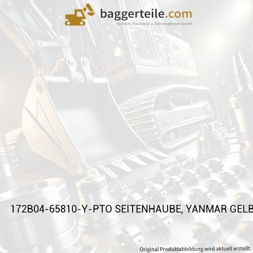 172B04-65810-Y-PTO SEITENHAUBE, YANMAR GELB