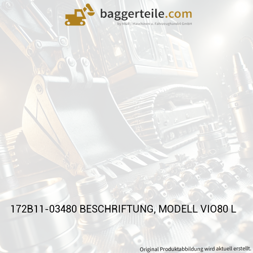 172B11-03480 BESCHRIFTUNG, MODELL VIO80 L
