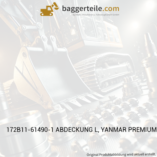 172B11-61490-1 ABDECKUNG L, YANMAR PREMIUM ROT