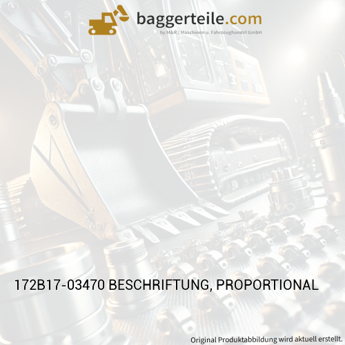 172B17-03470 BESCHRIFTUNG, PROPORTIONAL