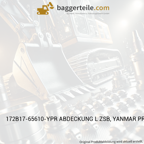 172B17-65610-YPR ABDECKUNG L ZSB, YANMAR PREMIUM ROT