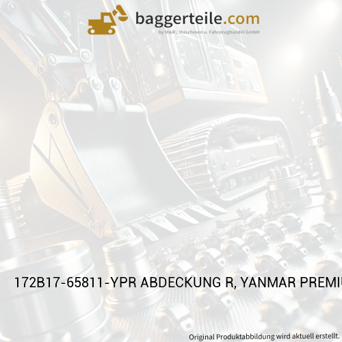 172B17-65811-YPR ABDECKUNG R, YANMAR PREMIUM ROT