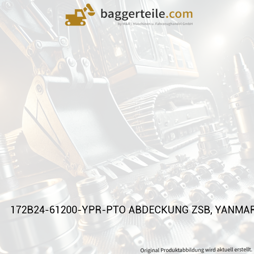 172B24-61200-YPR-PTO ABDECKUNG ZSB, YANMAR PREMIUM ROT