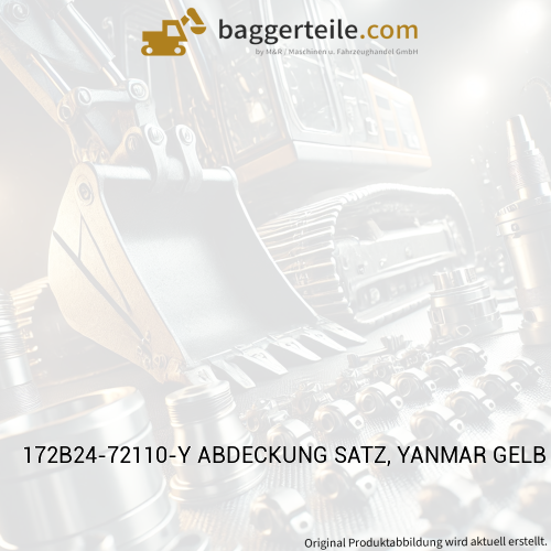 172B24-72110-Y ABDECKUNG SATZ, YANMAR GELB