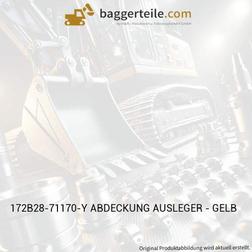 172B28-71170-Y ABDECKUNG AUSLEGER - GELB