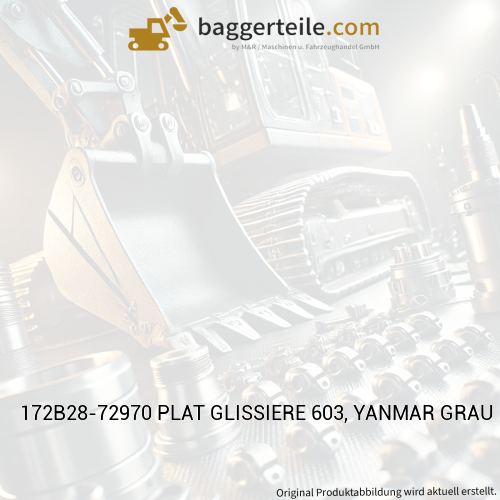 172B28-72970 PLAT GLISSIERE 603, YANMAR GRAU NAVY