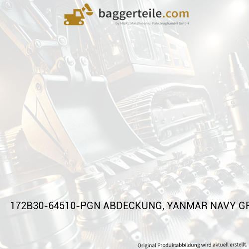 172B30-64510-PGN ABDECKUNG, YANMAR NAVY GRAU