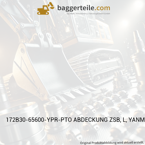 172B30-65600-YPR-PTO ABDECKUNG ZSB, L, YANMAR PREMIUM ROT