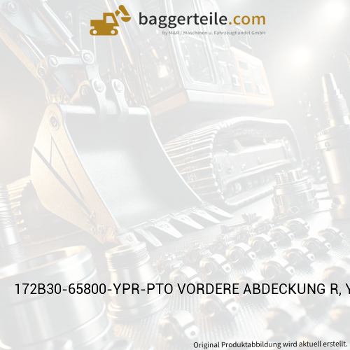 172B30-65800-YPR-PTO VORDERE ABDECKUNG R, YANMAR PREMIUM ROT