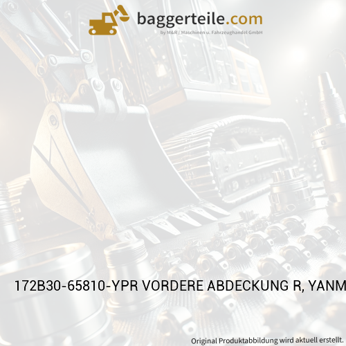 172B30-65810-YPR VORDERE ABDECKUNG R, YANMAR PREMIUM ROT