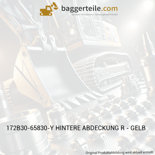 172B30-65830-Y HINTERE ABDECKUNG R - GELB