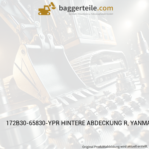 172B30-65830-YPR HINTERE ABDECKUNG R, YANMAR PREMIUM ROT