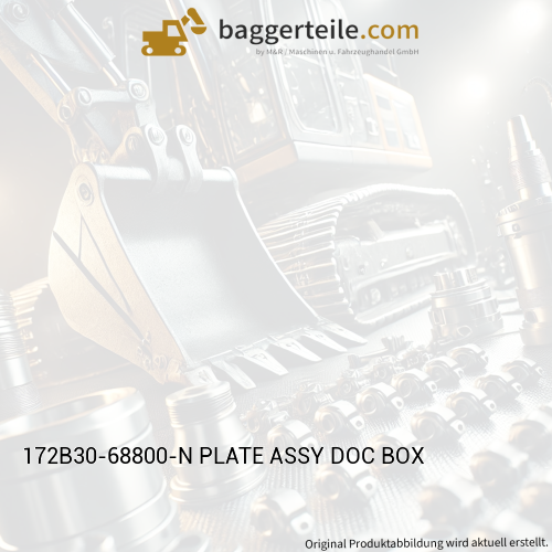 172B30-68800-N PLATE ASSY DOC BOX