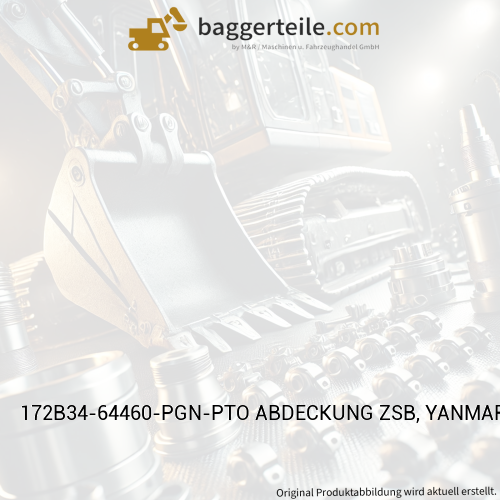 172B34-64460-PGN-PTO ABDECKUNG ZSB, YANMAR GRAU NAVY