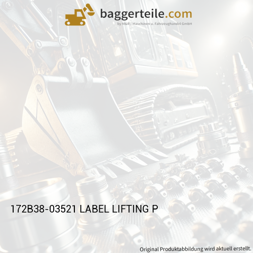 172B38-03521 LABEL LIFTING P