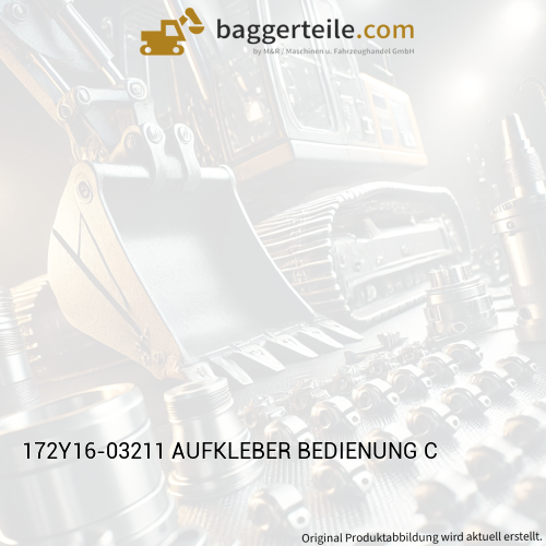 172Y16-03211 AUFKLEBER BEDIENUNG C