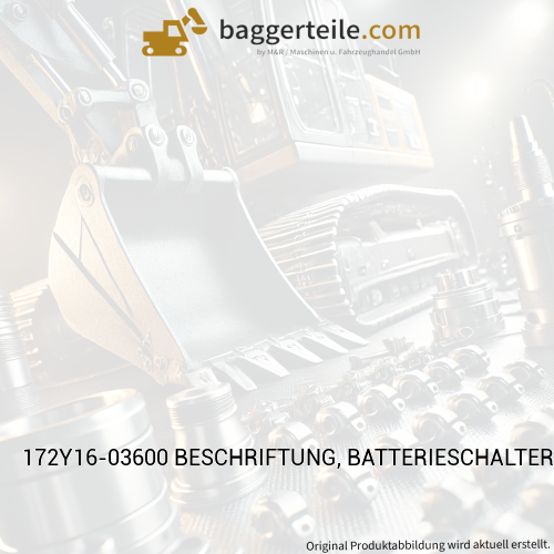 172Y16-03600 BESCHRIFTUNG, BATTERIESCHALTER