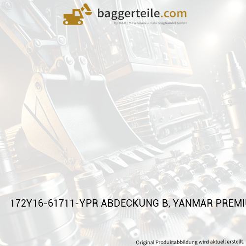 172Y16-61711-YPR ABDECKUNG B, YANMAR PREMIUM ROT