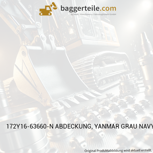 172Y16-63660-N ABDECKUNG, YANMAR GRAU NAVY