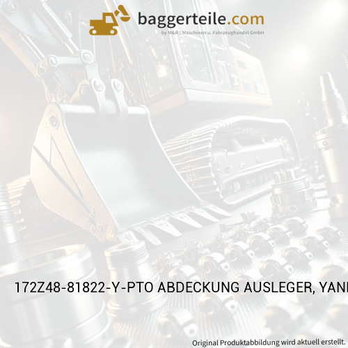 172Z48-81822-Y-PTO ABDECKUNG AUSLEGER, YANMAR GELB