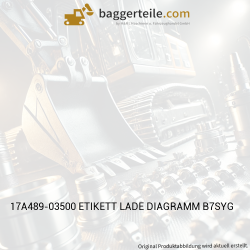 17A489-03500 ETIKETT LADE DIAGRAMM B7SYG