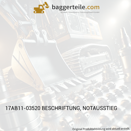 17AB11-03520 BESCHRIFTUNG, NOTAUSSTIEG