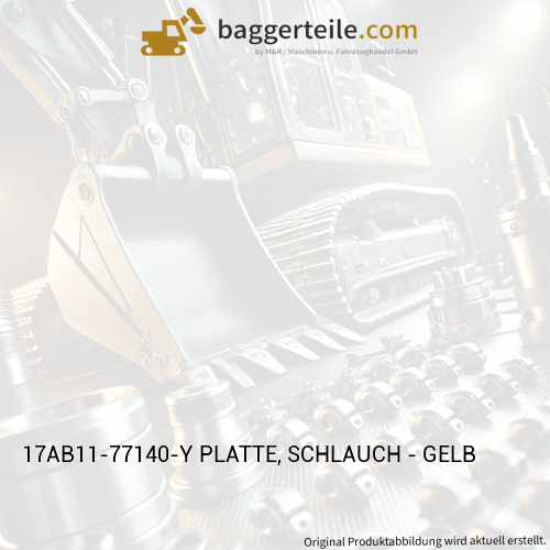 17AB11-77140-Y PLATTE, SCHLAUCH - GELB