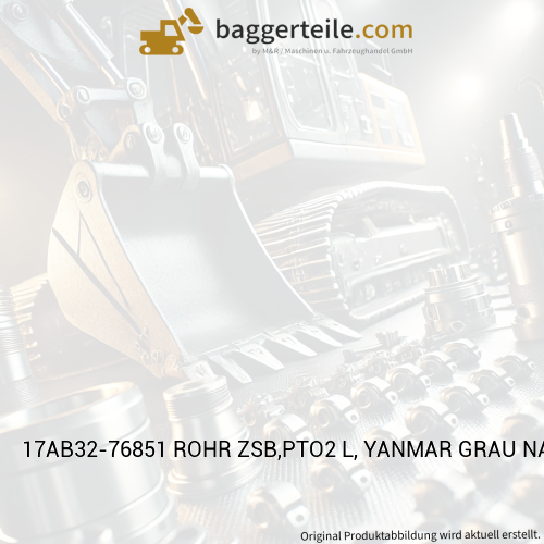 17AB32-76851 ROHR ZSB,PTO2 L, YANMAR GRAU NAVY