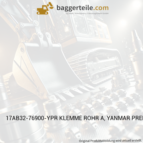 17AB32-76900-YPR KLEMME ROHR A, YANMAR PREMIUM ROT