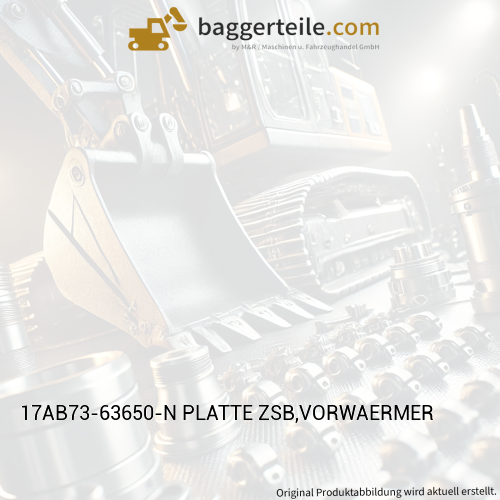 17AB73-63650-N PLATTE ZSB,VORWAERMER