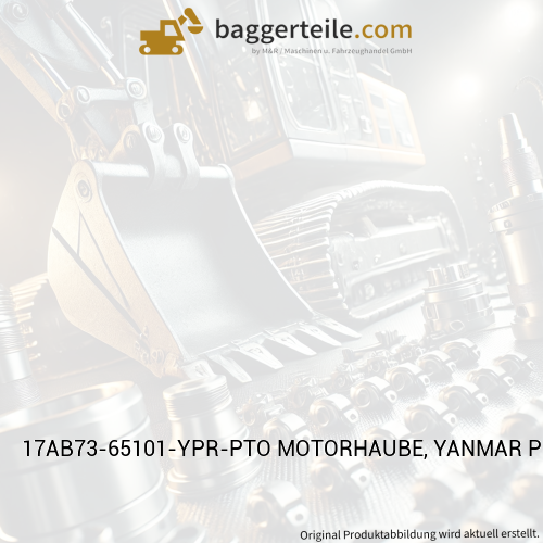 17AB73-65101-YPR-PTO MOTORHAUBE, YANMAR PREMIUM ROT