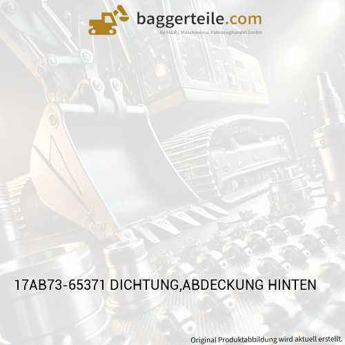17AB73-65371 DICHTUNG,ABDECKUNG HINTEN