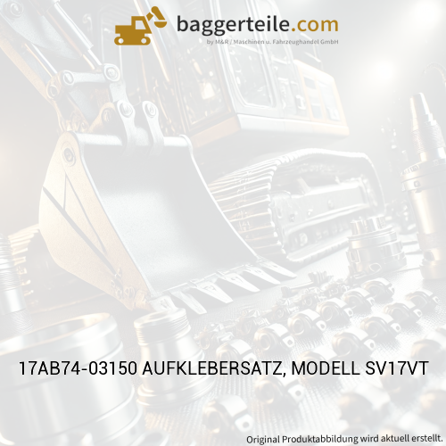 17AB74-03150 AUFKLEBERSATZ, MODELL SV17VT