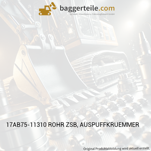 17AB75-11310 ROHR ZSB, AUSPUFFKRUEMMER