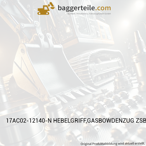 17AC02-12140-N HEBELGRIFF,GASBOWDENZUG ZSB, YANMAR GRAU NAVY