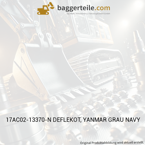 17AC02-13370-N DEFLEKOT, YANMAR GRAU NAVY
