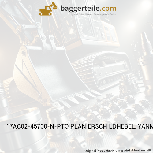 17AC02-45700-N-PTO PLANIERSCHILDHEBEL, YANMAR GRAU NAVY