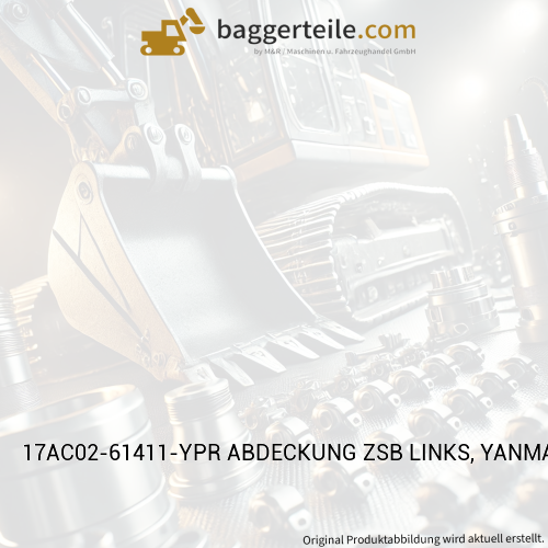 17AC02-61411-YPR ABDECKUNG ZSB LINKS, YANMAR PREMIUM ROT