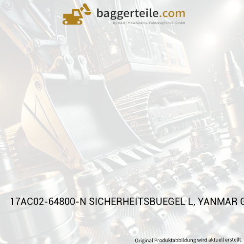 17AC02-64800-N SICHERHEITSBUEGEL L, YANMAR GRAU NAVY