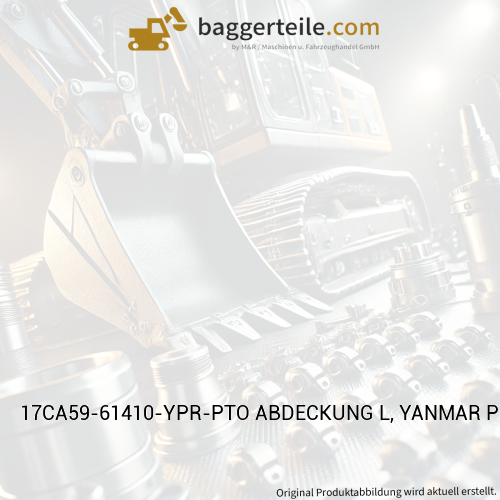 17CA59-61410-YPR-PTO ABDECKUNG L, YANMAR PREMIUM ROT