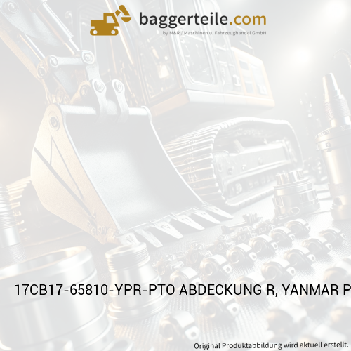 17CB17-65810-YPR-PTO ABDECKUNG R, YANMAR PREMIUM ROT