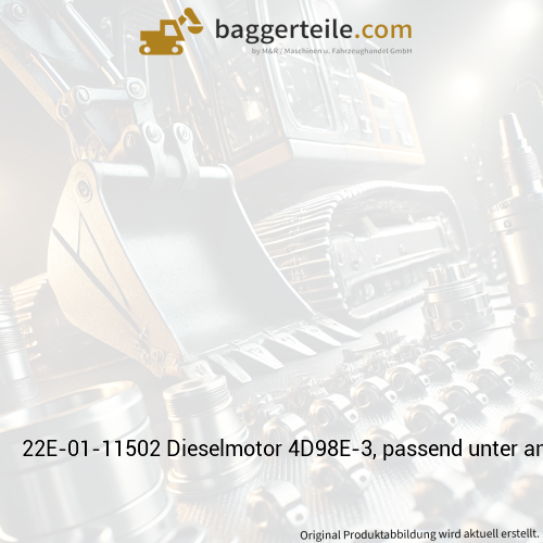 22E-01-11502 Dieselmotor 4D98E-3, passend unter anderen für Komatsu PC80MR-3, 22E0111502