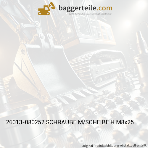 26013-080252 SCHRAUBE M/SCHEIBE H M8x25