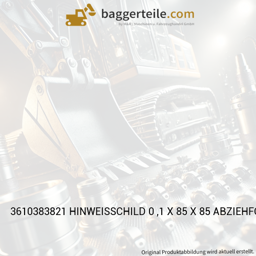 3610383821 HINWEISSCHILD 0 ,1 X 85 X 85 ABZIEHFOLIE