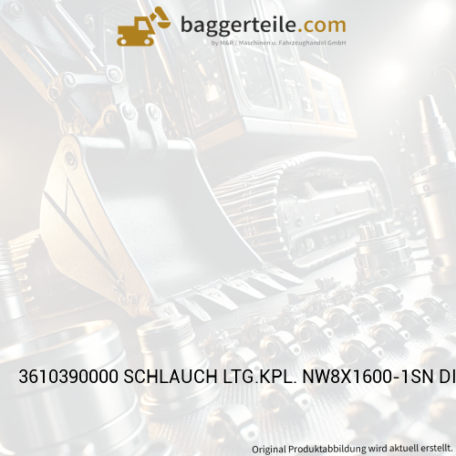 3610390000 SCHLAUCH LTG.KPL. NW8X1600-1SN DIN 20022